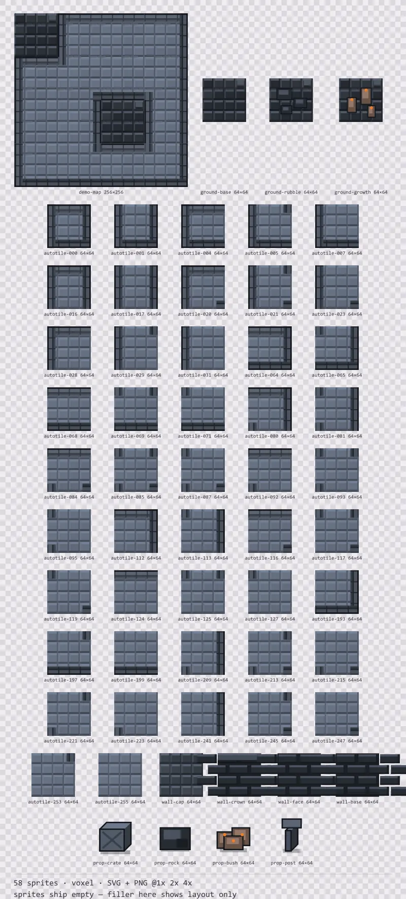 Tile Set Blocks Blocks Tileset · Colorosse